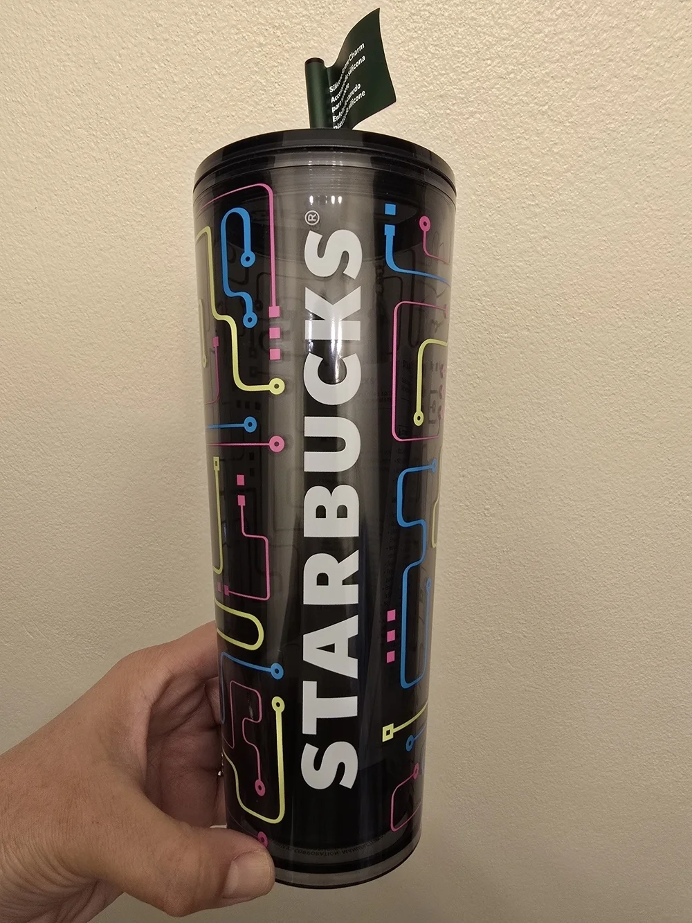 NWT Starbucks LATAM 2026 Videogame Circuit Design Tumbler 24 Oz